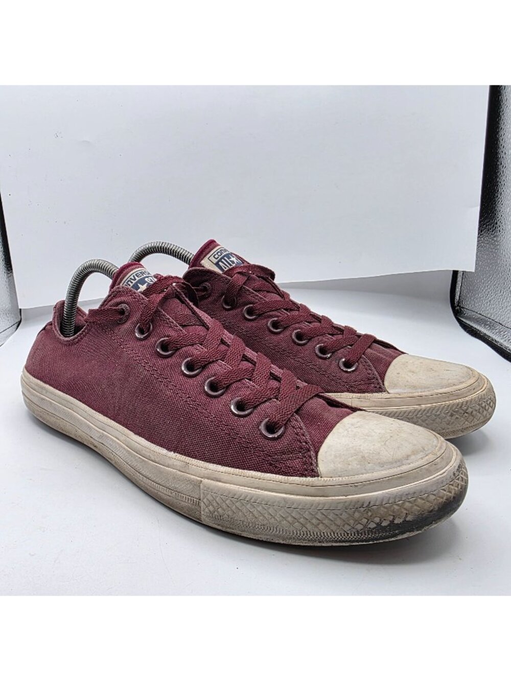Converse Chuck Taylor All Star II 2 Low Maroon Mens 9.5 Lunarlon Insole 150150C